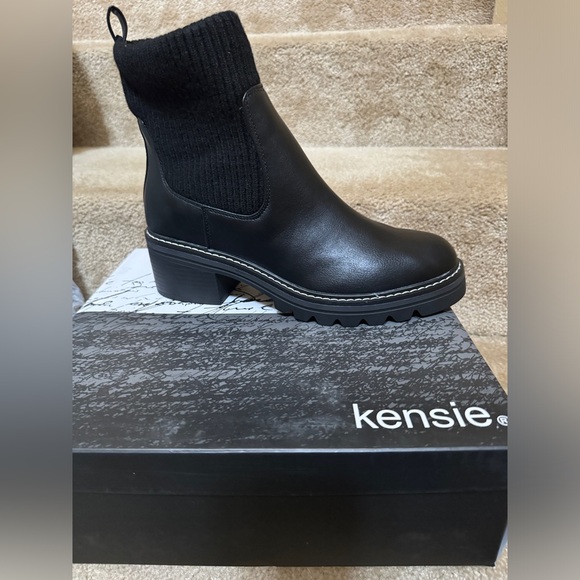 Kensie ankle Chelsea boot black Sz 9 - Picture 2 of 7